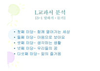 3학년 1 학기 말하기 듣기 교과서 분석 및 재구성-3