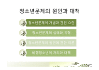 청소년 문제의 원인과 대책 교육사회학1-2