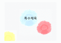 특수체육 레포트-1