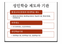 성인학습제도와 기관-3