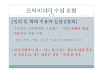 도덕 이야기 수업모형 도덕적인 이야기를 말하고 듣고 논의하면서 옳고 좋은 삶 탐구-15
