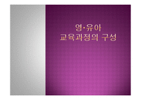 영유아 교육과정의 구성-1