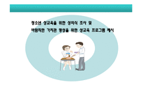 청소년 성교육을 위한 성의식조사-1