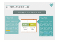 크로스오버 개선 크로스오버 강의 소개 크로스오버 교과목에 대한 평가 유사한 타학교의 사례-4