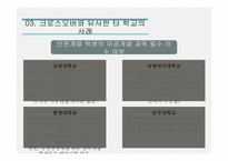 크로스오버 개선 크로스오버 강의 소개 크로스오버 교과목에 대한 평가 유사한 타학교의 사례-14