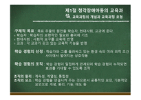 청각장애아동의 교육과정-5