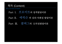 교육심리학 프로이트 에릭슨 콜버그의 심리학 이론-2