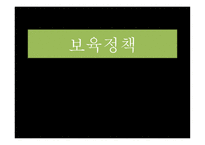 보육정책 레포트-1