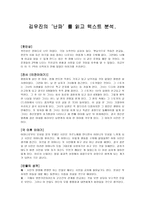 김우진의 난파 독후감-1