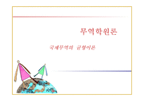 국제무역의 균형이론 논설문-1