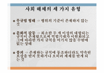 사회 문제론 사회문제의 이론적 관점 요약-13