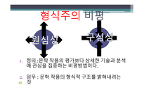형식주의 비평 레포트-3