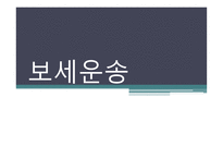 보세운송 요약 레포트-1
