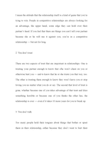 영문 10 Ways We Hurt Our Romantic Relationships 영어작문-2