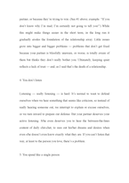 영문 10 Ways We Hurt Our Romantic Relationships 영어작문-3