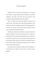 영문 부자 되면 행복해진다 Wealthbrings happiness 영어작문-1