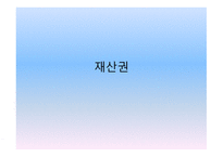 재산권 레포트-1