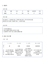 퍼스널 트레이너 통합과정 12주 운동프로그램 계획안3-2