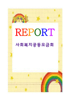 사회복지 공동모금회 보고서-1