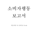 소비자 행동 처음처럼 VS참이슬 Fresh-1