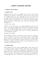 산업복지 당면 문제와 발전과제 리포트-2
