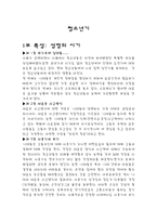 청소년기 레포트-1