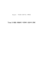 다문화 상담지도 계획안 Triad모델을 활용한 다문화 상담자 훈련-1