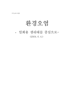 환경오염 -일회용 생리대를 중심으로-5