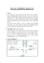 청소년 유해환경실태조사목적과 청소년들이 자주 가는 곳-1