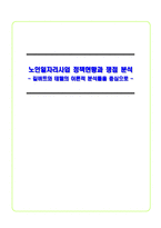 노인일자리사업 정책 현황과 쟁점 분석 길버트와 테렐의 이론적 분석틀 중심-1