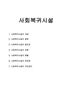 사회복귀시설과 복귀시설에서 사회복지사의 역할-2