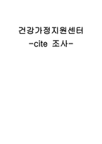 건강가정 지원센터 사이트 조사-1
