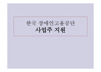 한국 장애인 고용공단 사업주 지원-1