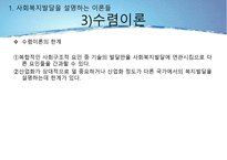 사회복지정책의 발달을 설명하는 이론들-11