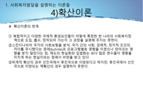 사회복지정책의 발달을 설명하는 이론들-13