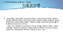 사회복지정책의 발달을 설명하는 이론들-14