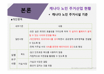 캐나다의 노인주거 산업을 통해 본 한국노인주거 산업발전방향-9
