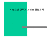 청소년정책과 서비스 전달체계-1