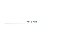 프레이밍 이론 레포트-1