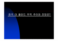 [무역] 한국 대 폴란드 무역 추이와 전망-1