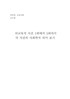 [교육사회] 비교육적 사건 1위에서 5위까지 각 사건의 사회학적 의미 보기-11
