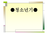 청소년기의 발달-1