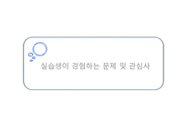 실습생이 경험하는 문제 및 관심사-1