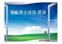 중퇴 청소년 문제-1