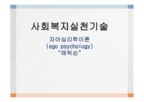 자아 심리학 이론-1