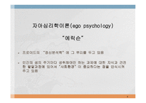 자아 심리학 이론-4