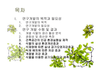 식물을 이용한 실내환경개선 시스템 개발-2