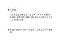 정치과정으로서 사이버 공간에서의 여론 형성-4