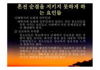 청소년의 성행위 혼전순결 임신 문제-9