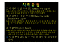 주의력결핍 및 과잉 행동장애1-6